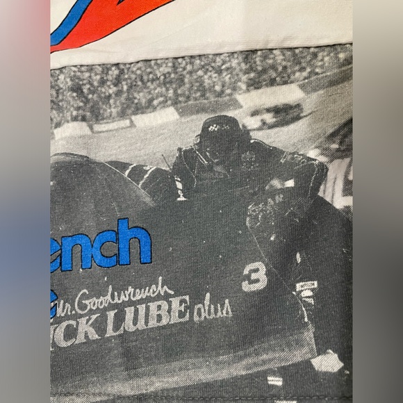 VINTAGE NASCAR ALL OVER PRINT DALE EARNHARDT 1996 TEE SHIRT MEDIUM MADE IN USA - Picture 3 of 9